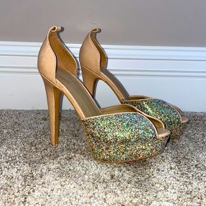 Forever 21 Glitter Heels